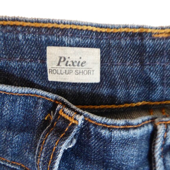 AG Adriano Goldschmied PIXIE Roll-up Short Size 25 - Picture 3 of 8